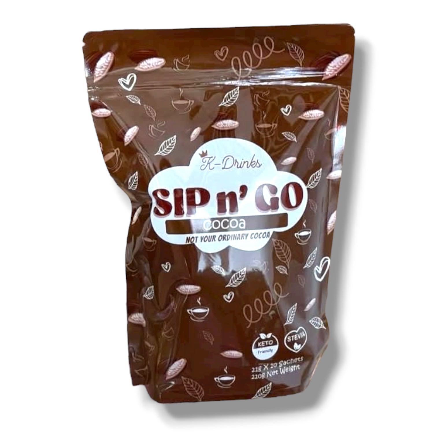 K-Drinks - Sip N' Go “ COCOA” 210g 10  x 21g ( cocoa )