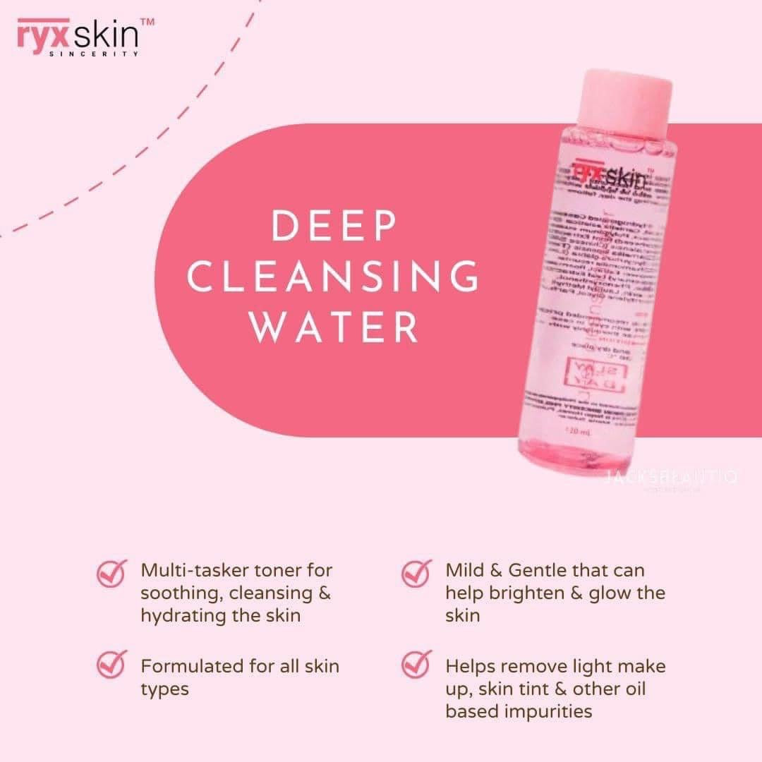 Ryx Skin - Deep Cleansing Water 120 ML – My Care Kits