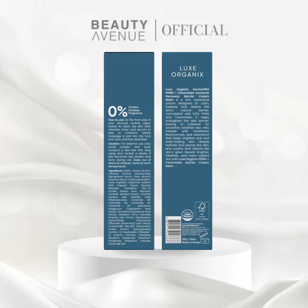 Luxe Organix - PDRN+Ceramides Exosome Recovery Barrier Cream Balm 30g