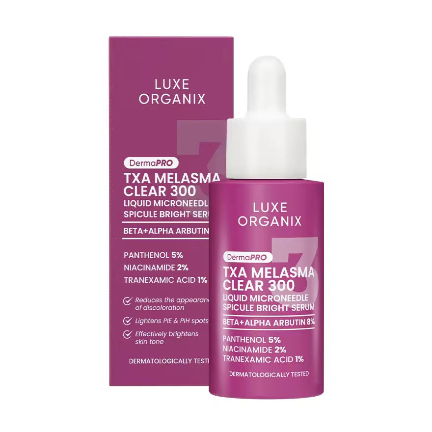 Luxe Organix - TXA Melasma Clear 300 Microneedle Spicule Bright Serum 30ml