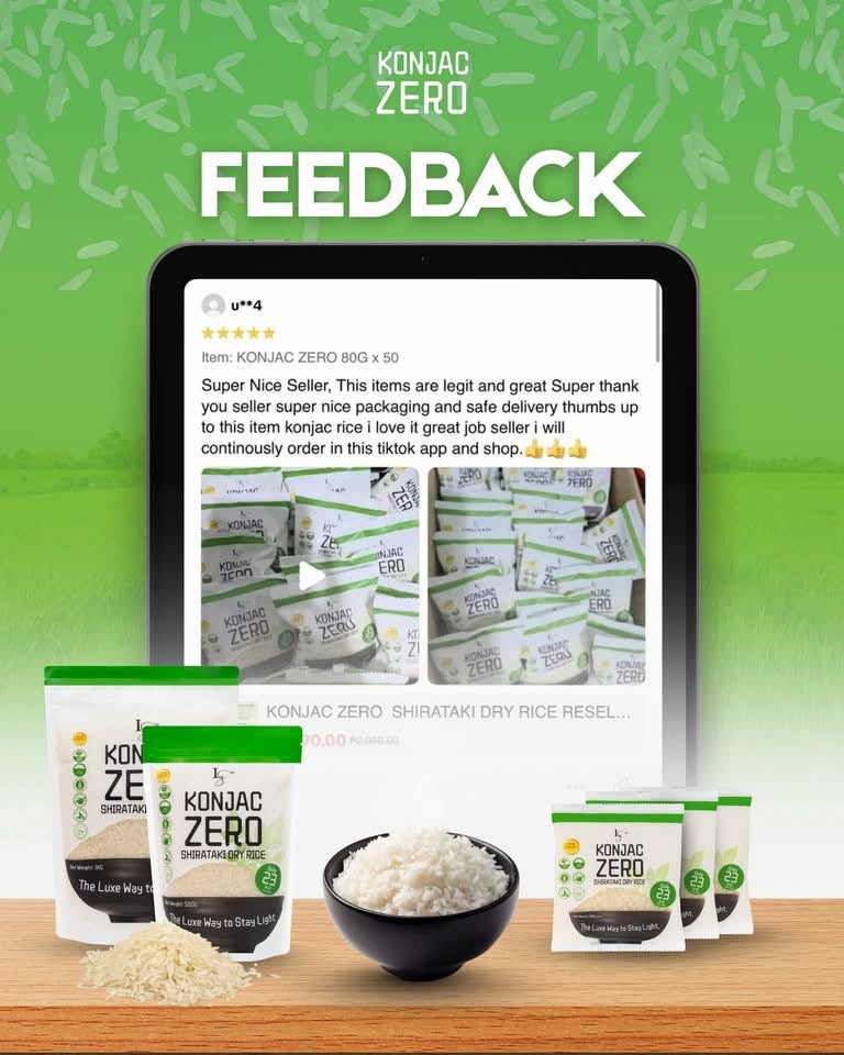 Luxe Slim - KONJAC ZERO Shirataki Dry Rice