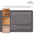 Luxe Organix - 24/7 Supercharged Dark Spot Fading 2 in 1 Whitening Serum Toning Pads - “GLOW BOOSTING + EVEN SKIN TONE” - 70 pads ( Gray )