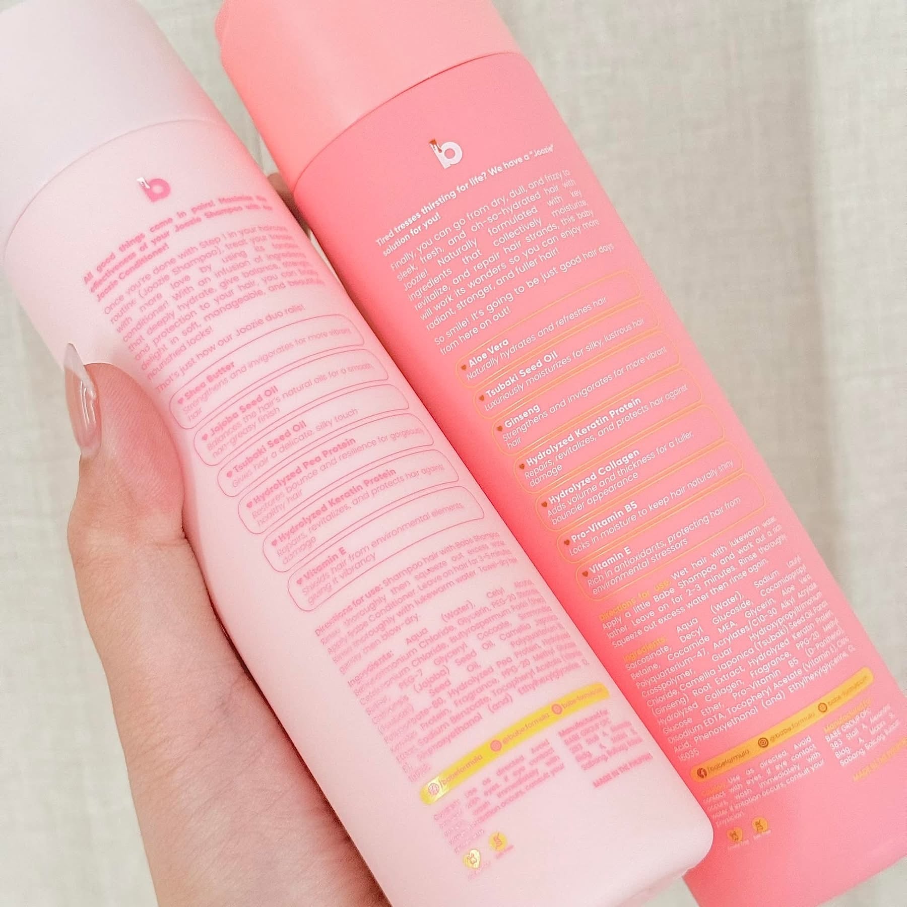 Babe Formula - “JOOZIE” Tsubaki + Keratin 250 ml