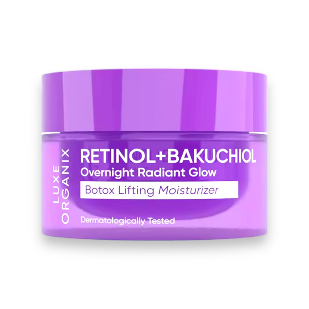 Luxe Organix - Retinol + Bakuchiol Overnight Radiant Glow Botox Lifting MOISTURIZER 50G