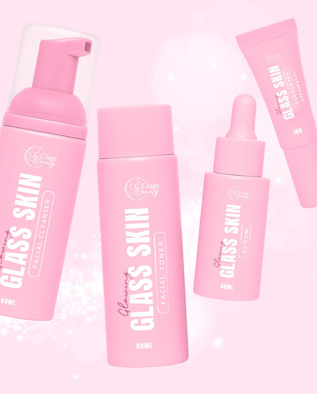 CC Glam & Beauty - Glowing Glass Skin Set
