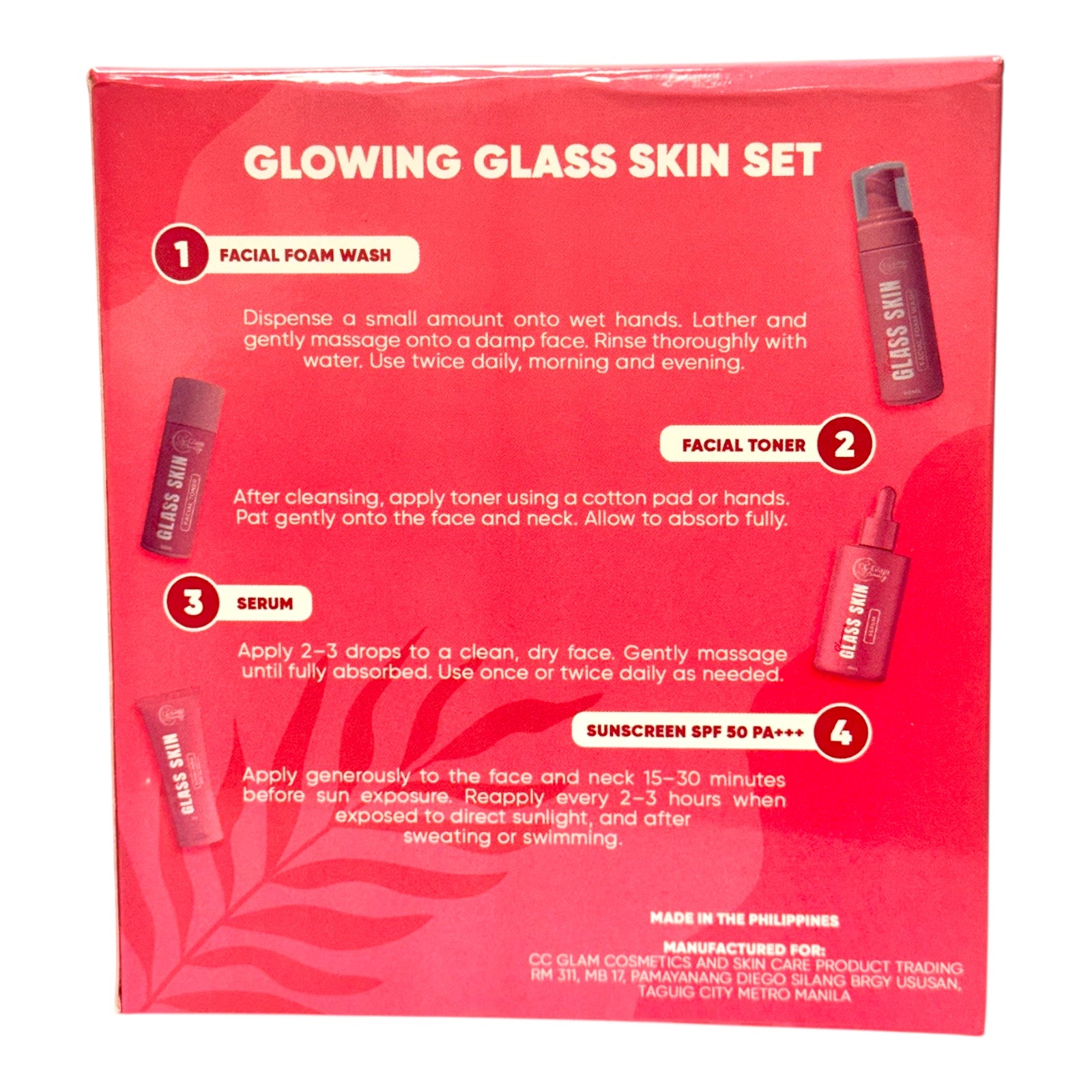 CC Glam & Beauty - Glowing Glass Skin Set