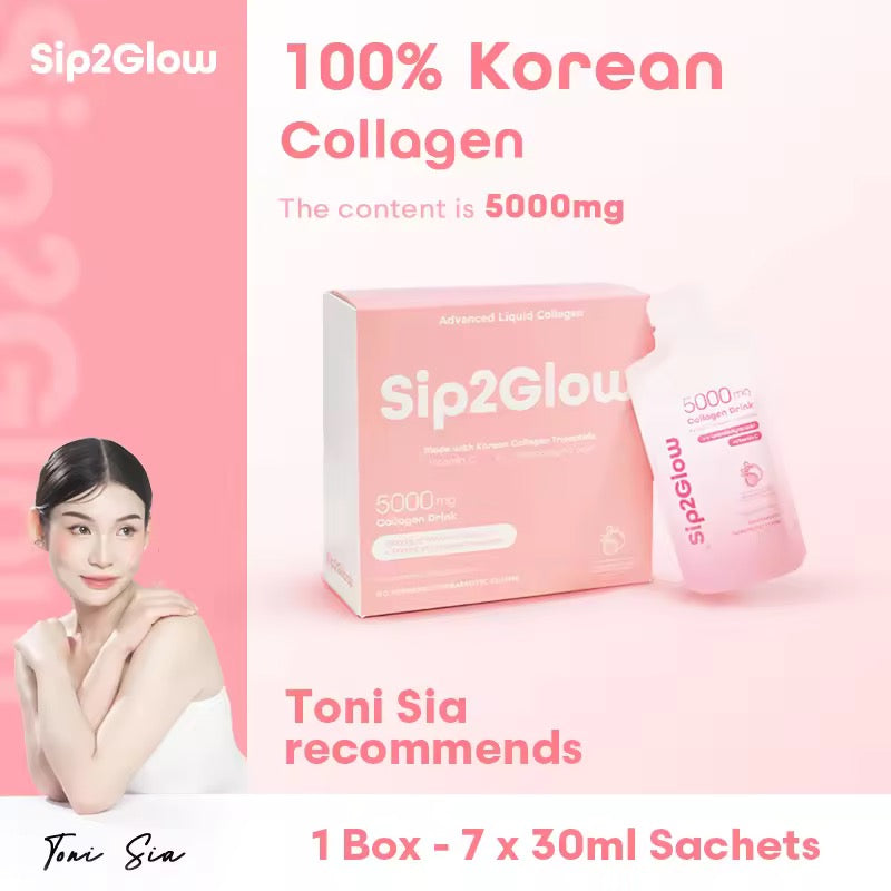 SIP2GLOW - Advance Liquid Collagen 7 x 30ml