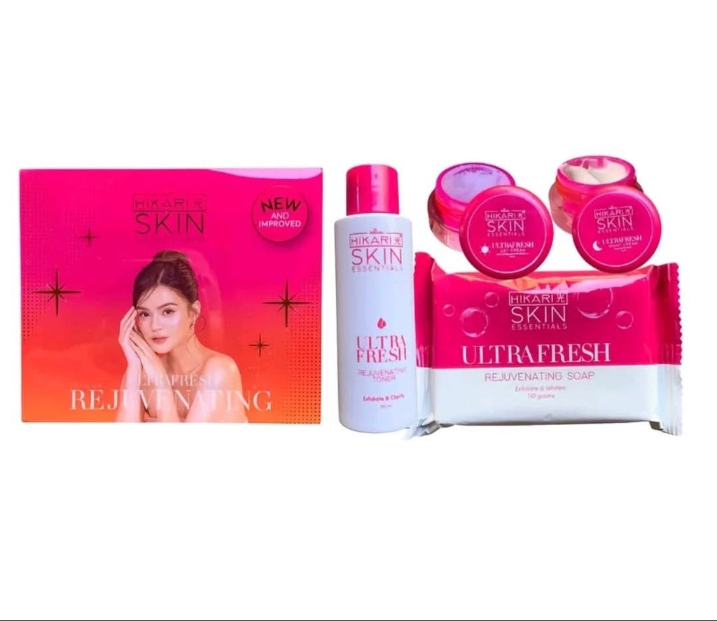 Hikari Skin Essentials - Ultra White Premium Rejuvenating Set