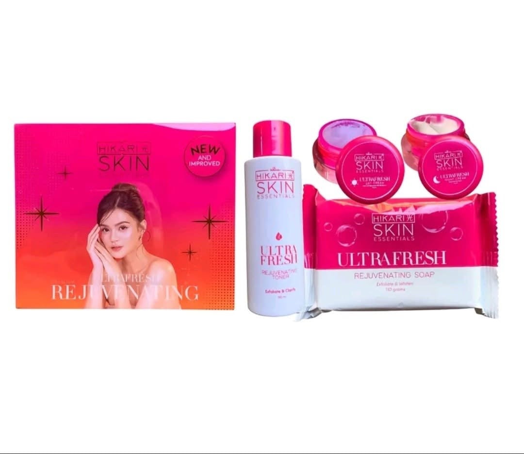 Hikari Skin Essentials - Ultra White Premium Rejuvenating Set