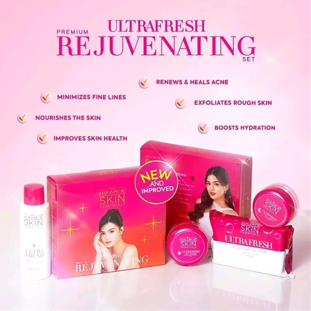 Hikari Skin Essentials - Ultra White Premium Rejuvenating Set