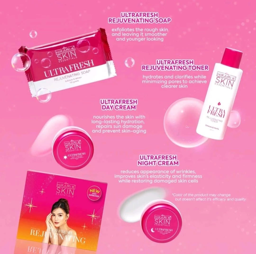 Hikari Skin Essentials - Ultra White Premium Rejuvenating Set