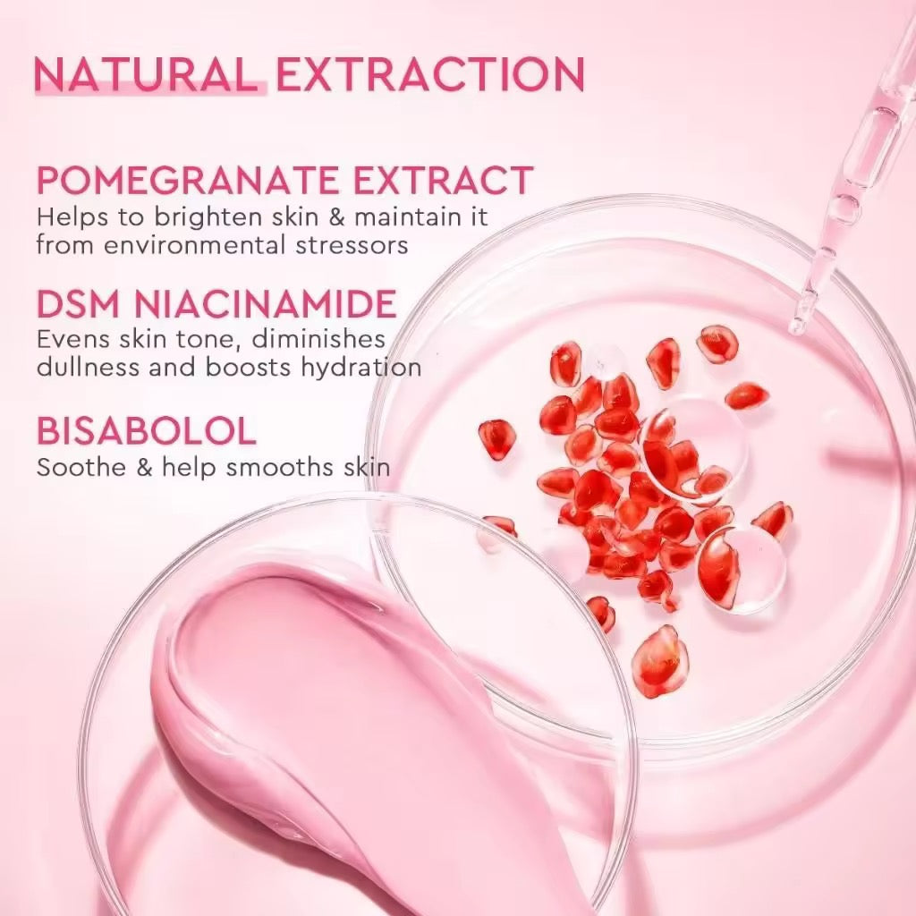 Glad2Glow - POMEGRANATE Niacinamide Brightening Clay Stick 20g