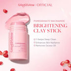 Glad2Glow - POMEGRANATE Niacinamide Brightening Clay Stick 20g
