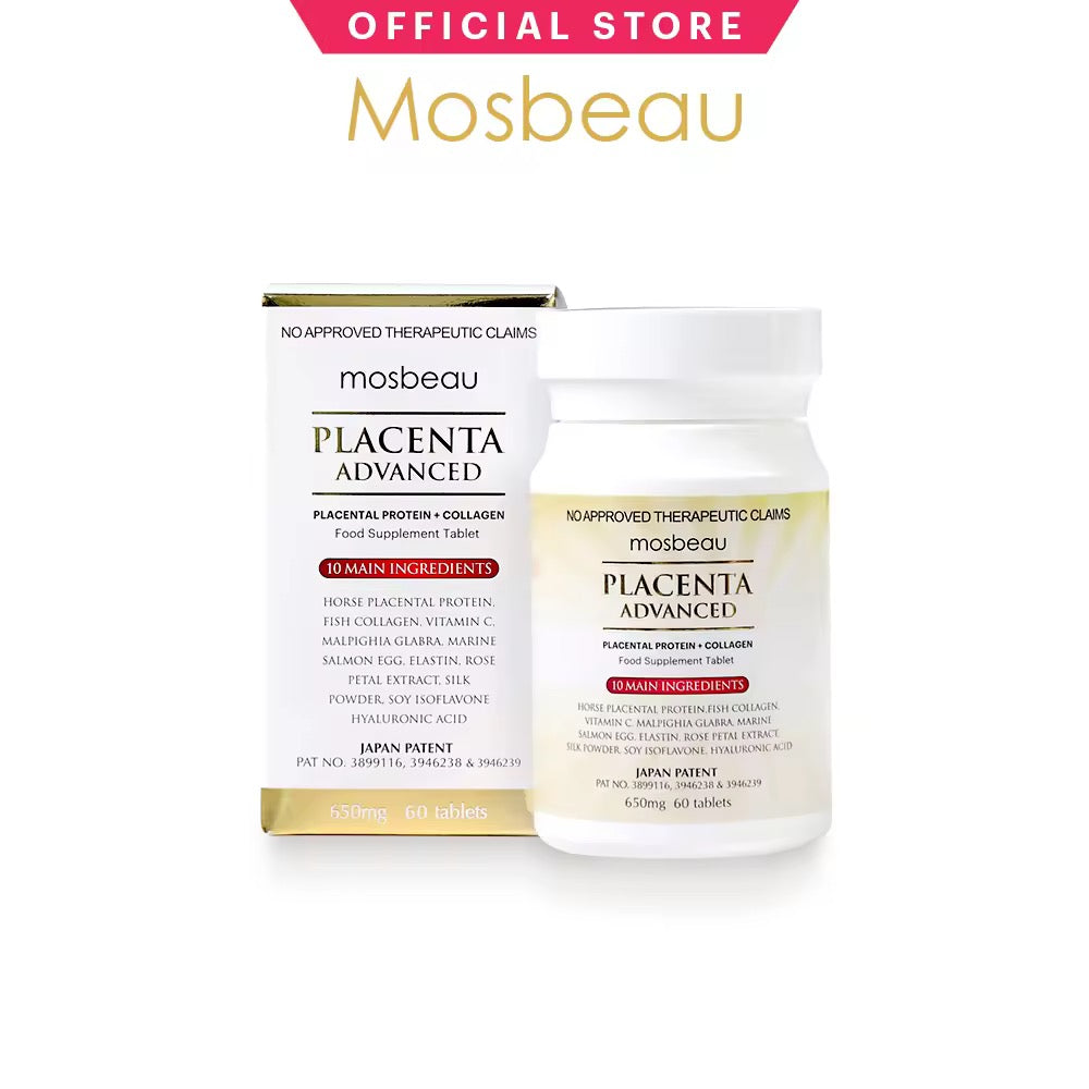 Mosbeau Placenta Advanced Food Supplement - 60 tablets