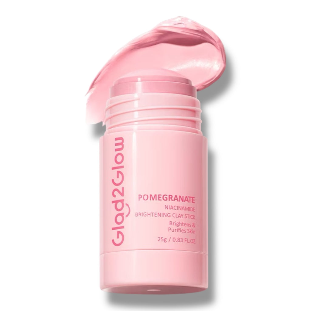 Glad2Glow - POMEGRANATE Niacinamide Brightening Clay Stick 20g