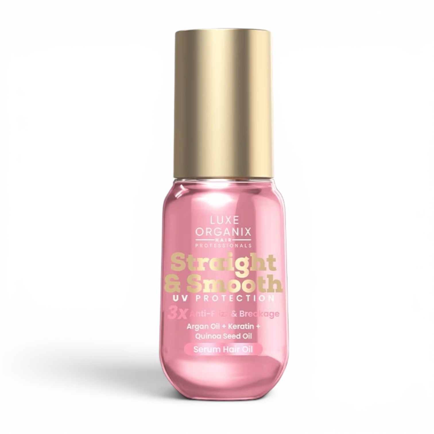 Luxe Organix - Straight & Smooth UV Protection Anti-Frizz & Breakage Serum Hair Oil 60ml