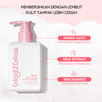 Glad2Glow Milk Amino Acid Gentle Cleanser 80g