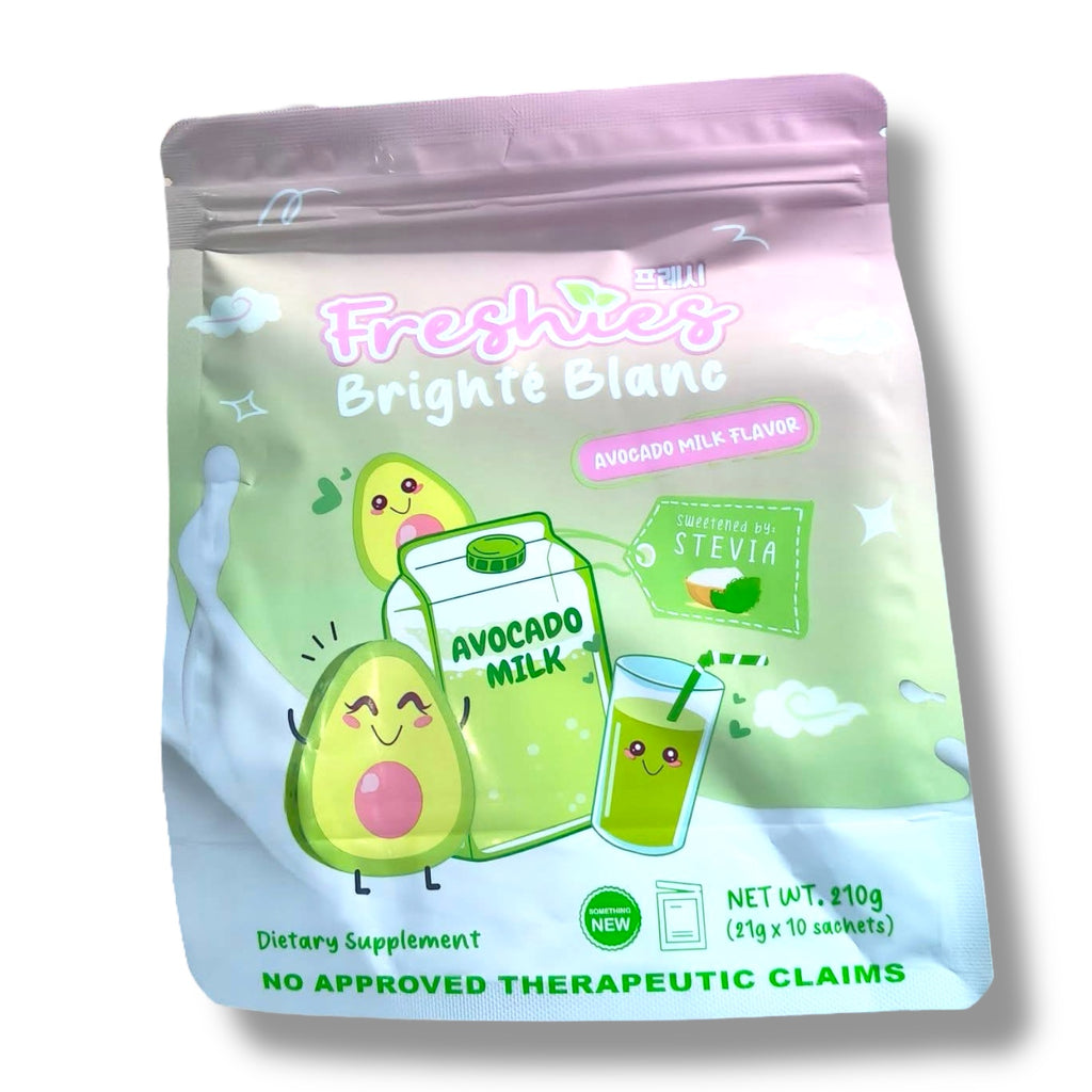 Juju Glow - Freshies Brighte’ Blanc Avocado Milk 10 x 21g