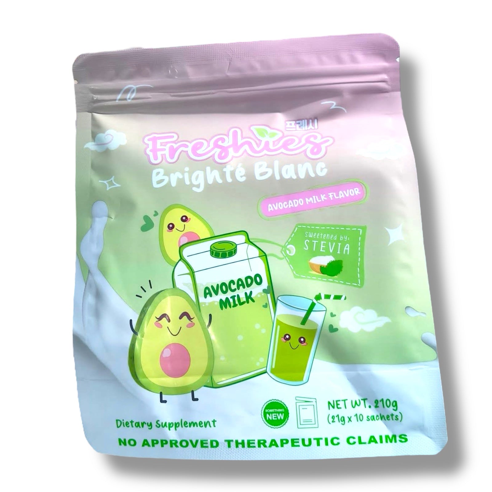 Juju Glow - Freshies Brighte’ Blanc Avocado Milk 10 x 21g