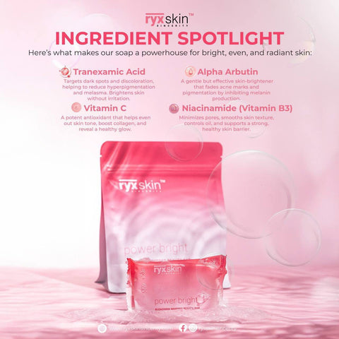 Ryx Skin - Power Bright Bleaching Whipped Beauty Bar - 5 x 70g