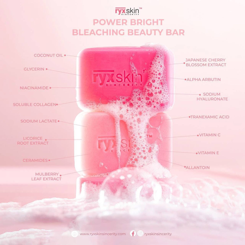 Ryx Skin - Power Bright Bleaching Whipped Beauty Bar - 5 x 70g