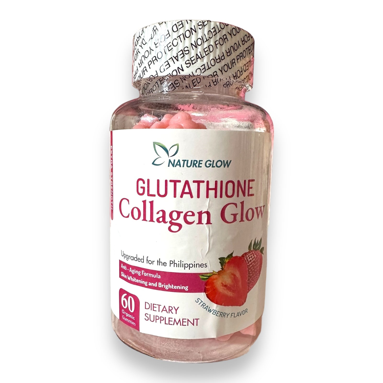 Nature Glow - Gluta Collagen Glow Gummies - 60 organic gummies