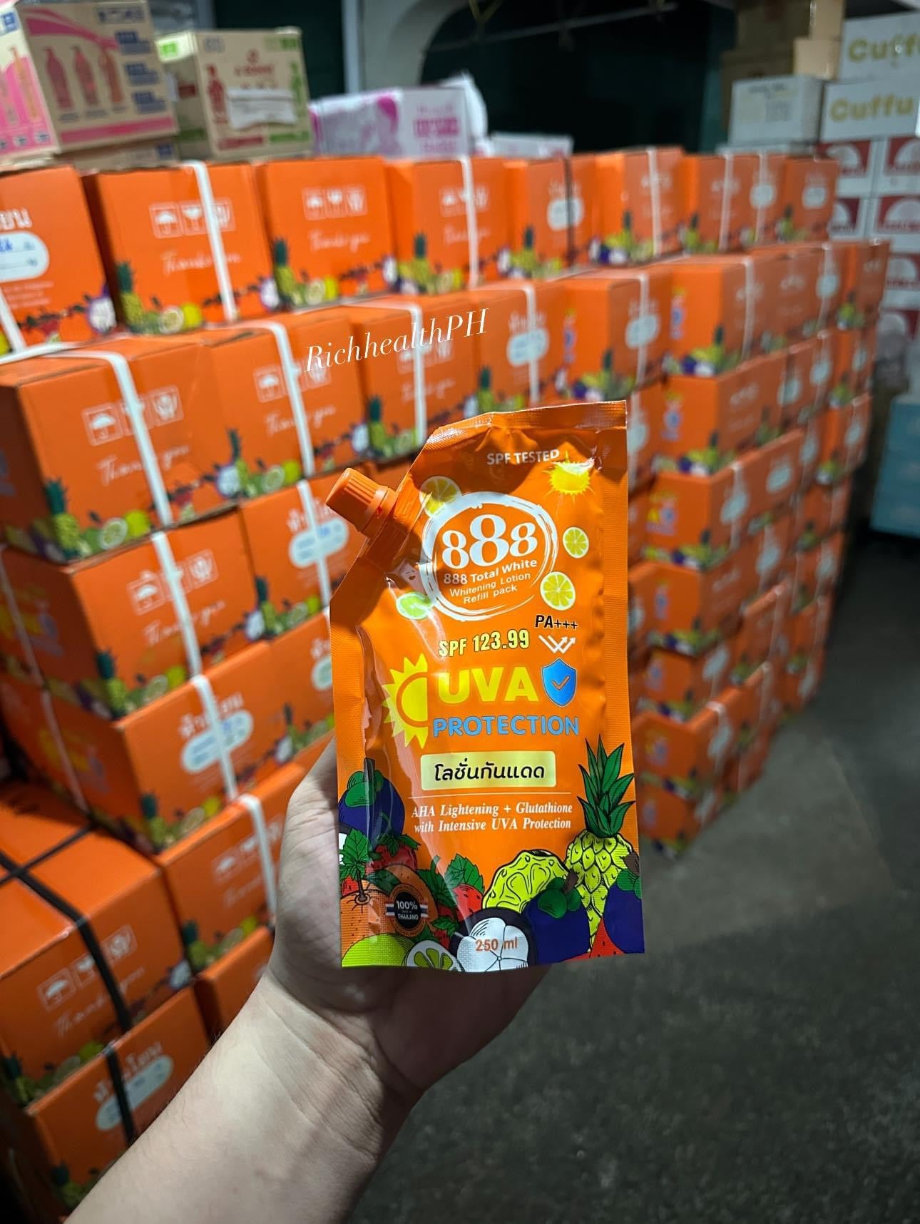 888 Total White - Whitening Lotion Refill Pack 250 ml