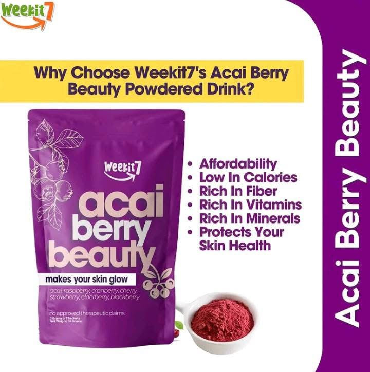 Weekit7 Acai Berry Beauty -  7 Sachets 35grams