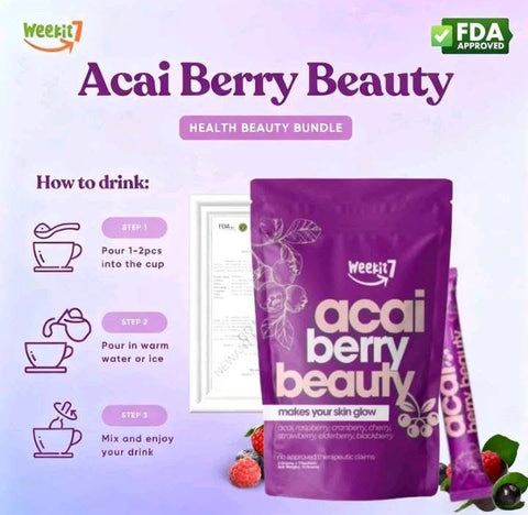 Weekit7 Acai Berry Beauty -  7 Sachets 35grams