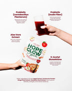 Luna Aura - Hope Glow Crystal - “APPLE CINNAMON” Fiber Juice Drink 10 x 18g