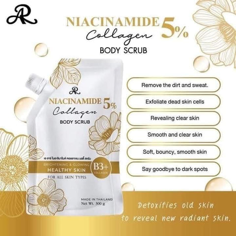 AR - Niacinamide 5% Collagen Brightening Scrub 300g