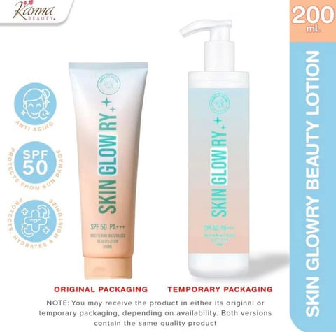 Perfect Glow - SKIN GLOW RY - Whitening Waterbased Brightening Lotion SOF 50 PA+++ - 200 ML