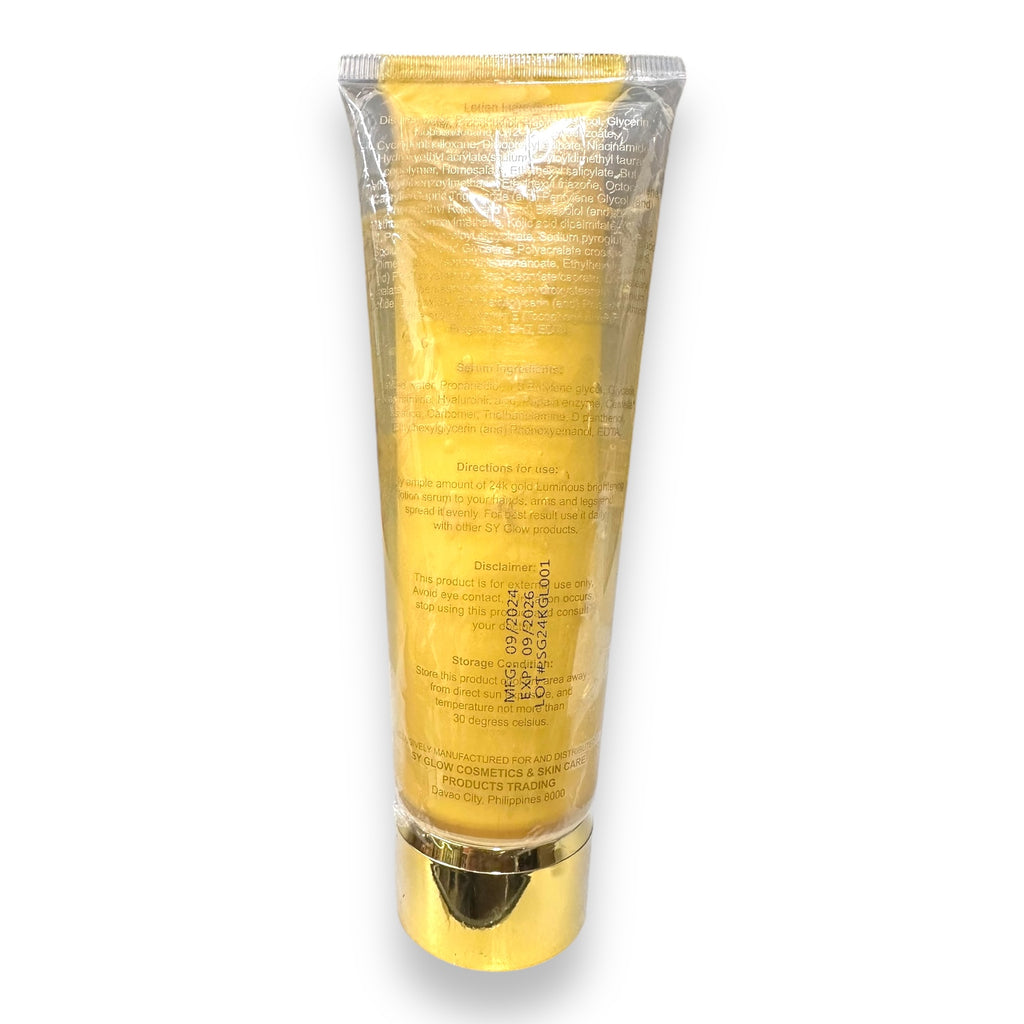 SY Glow - 24K Gold Luminous Brightening Whitening Lotion SPF 75 - 250 ml