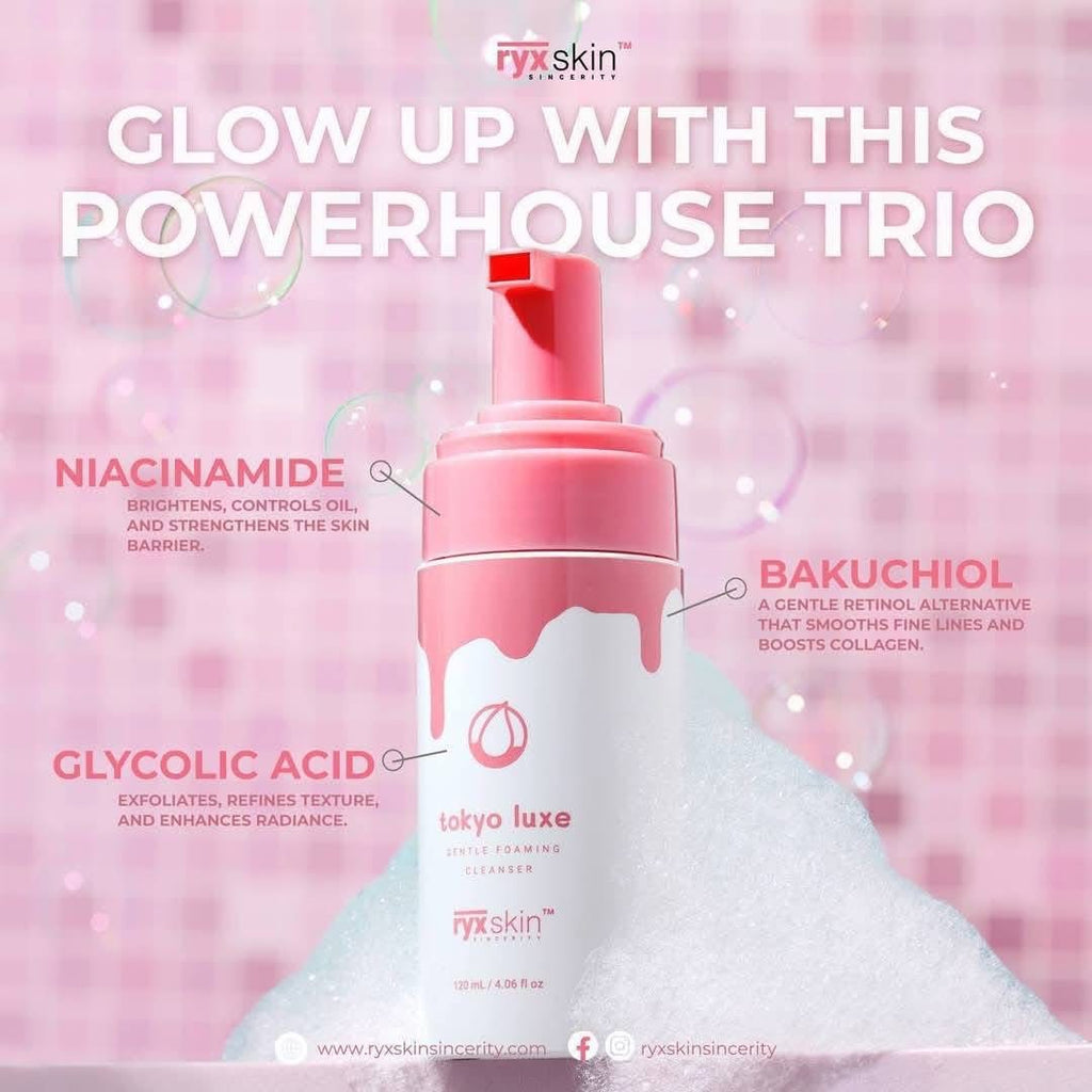 Vape Ryx Ryx Skin - Tokyo luxe Foaming cleanser – My Care Kits