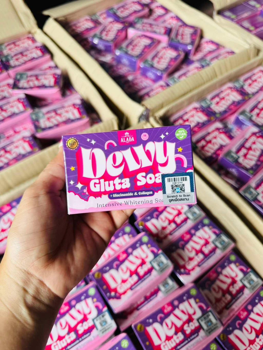 Alada Dewy Gluta Soap + Niacinamide & Collagen 70g