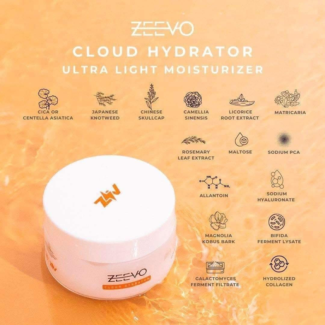 Zeevo Cloud Hydrator Ultra Light Moisturizer w/ Probiotic 100g