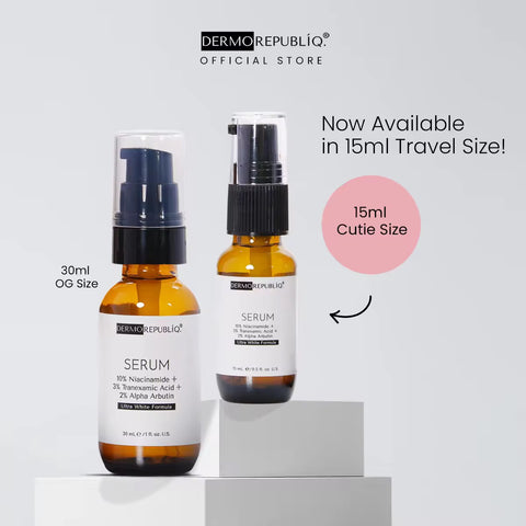 Dermo Republiq Serum 10% Niacinamide + 3% TRANEXAMIC Acid + 2% Alpha Arbutin  30ml (Ultra White Formula)
