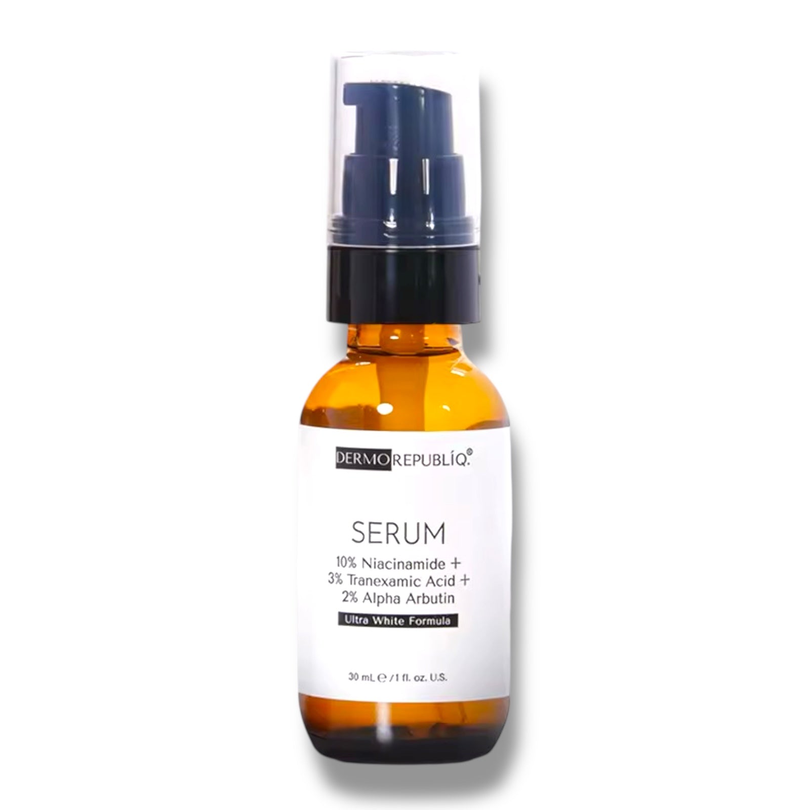 Dermo Republiq Serum 10% Niacinamide + 3% TRANEXAMIC Acid + 2% Alpha Arbutin  30ml (Ultra White Formula)