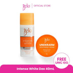 Belo Intense White Deo 40g + Free Belo Underarm Whitening Cream 10g