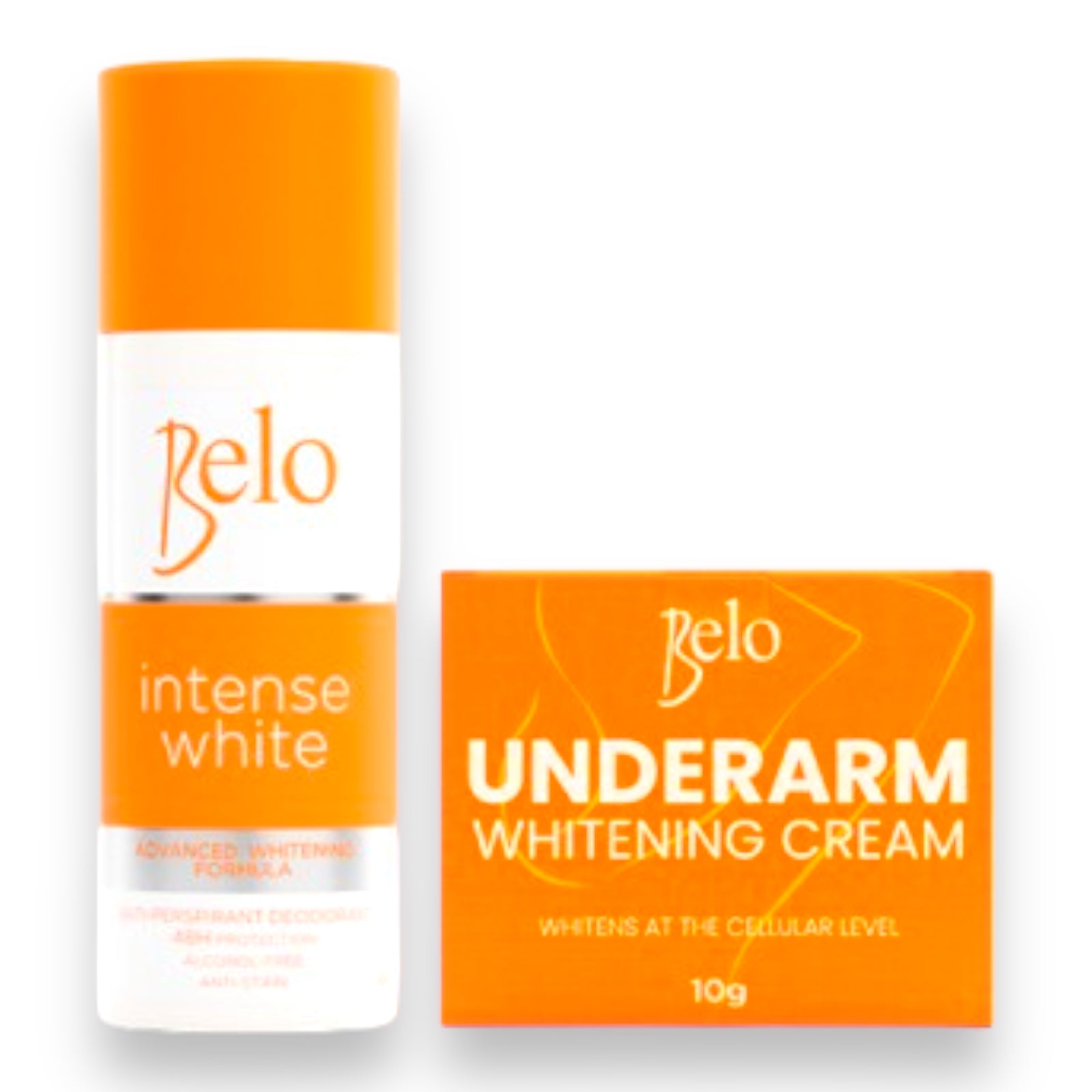 Belo Intense White Deo 40g + Free Belo Underarm Whitening Cream 10g
