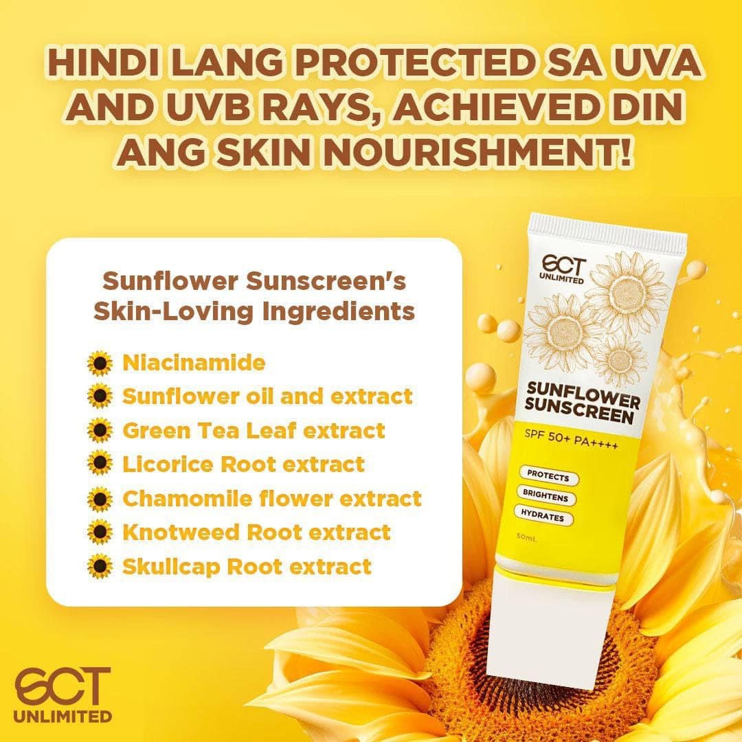 SCT Unlimited - Sunflower Sunscreen SPF 50 + PA ++++ 50g