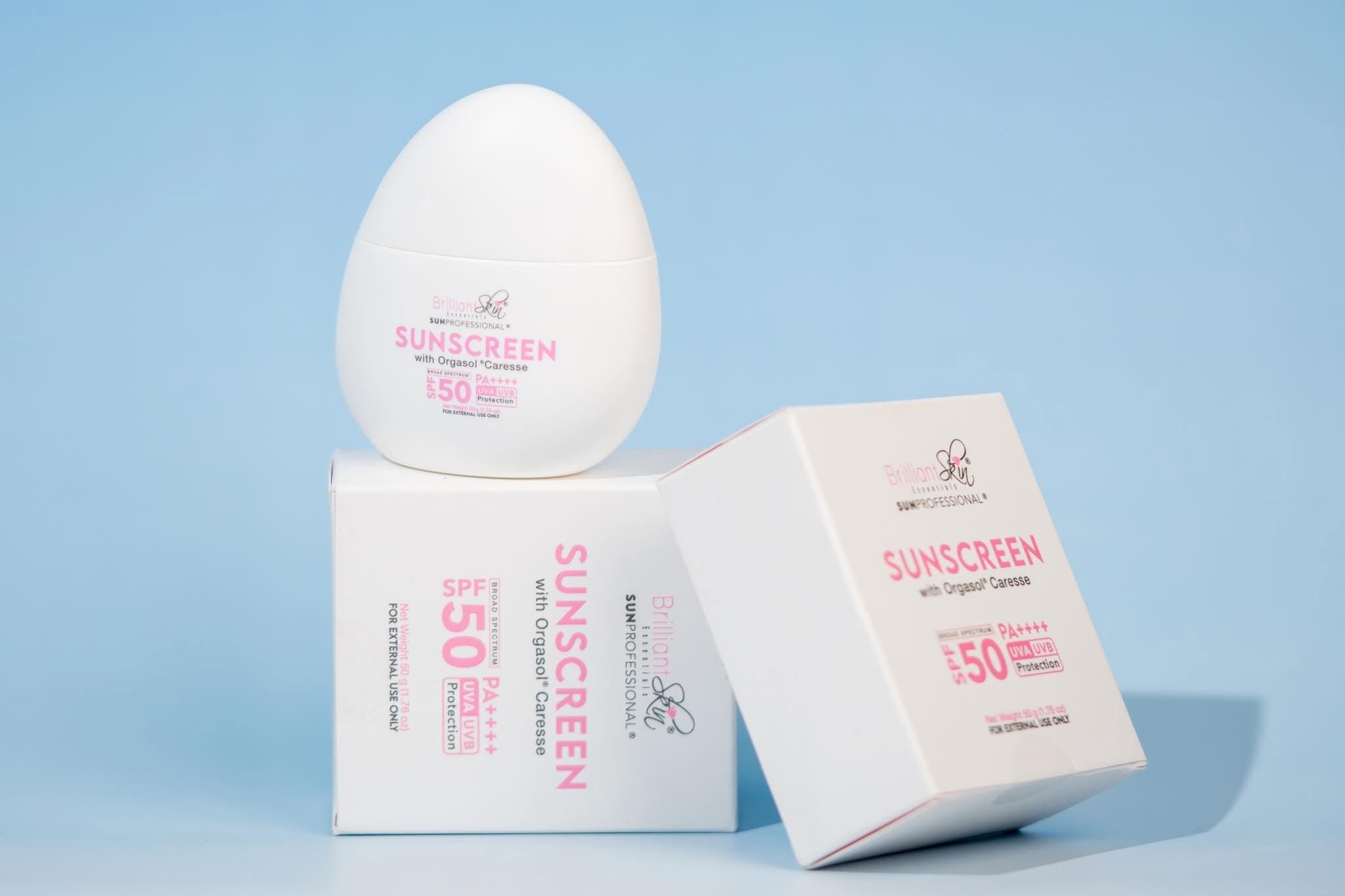 BRILLIANT SUNPROFESSIONAL® Sunscreen with Orgasol Caresse SPF 50 PA++++
