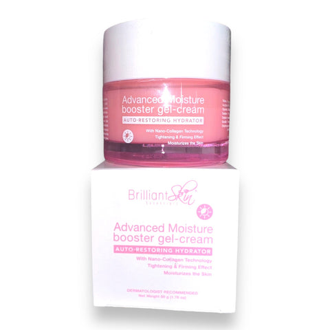 Brilliant Skin Essentials Advance Moisture Booster gel-cream - Auto Restoring Hydrator - 50g - ( JAR )