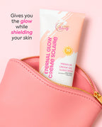 Cc Glam & Beauty - Eternal Glow Cream Solaire - Premium Cream Gel Sunscreen SPF 50 - 50g