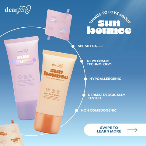 Dear Face Sun Bounce Daily Tinted Sunscreen