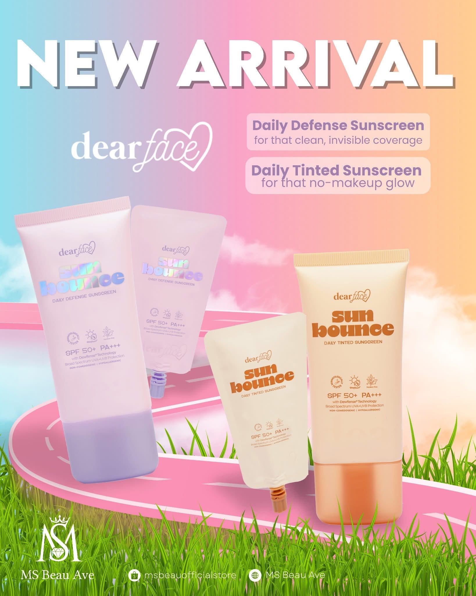 Dear Face Sun Bounce Daily Tinted Sunscreen