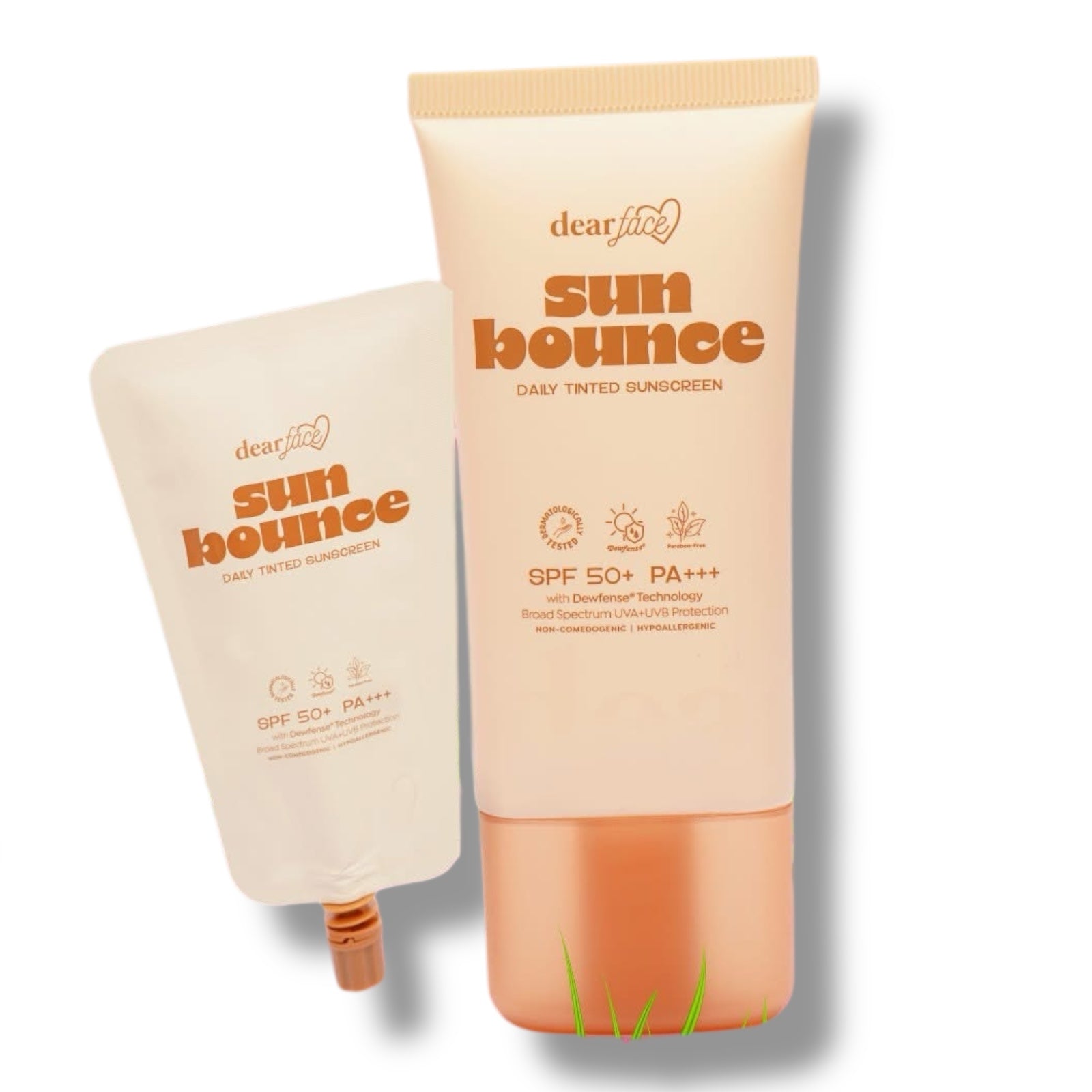 ファンデーション Be bouncy. moreboundessence SPF50+/PA+++ SPF 50 Mineral Sunscreen - Untinted And Tinted For Face