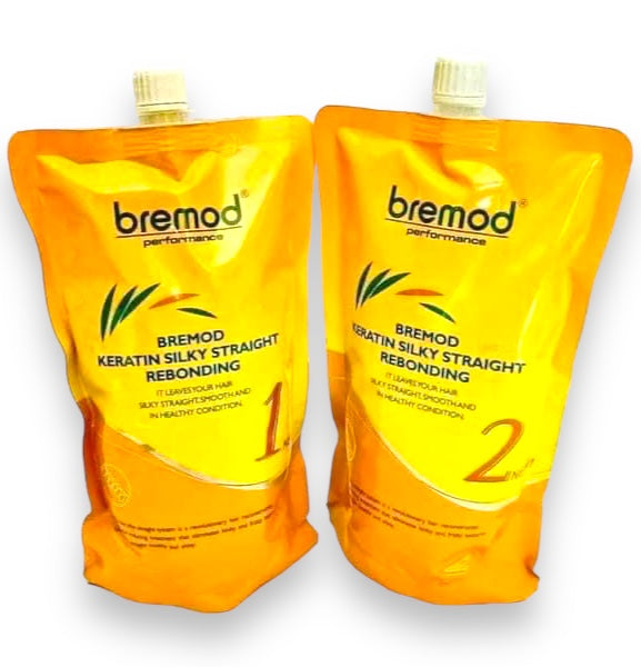 Bremod - Keratin Silky Straight Rebonding Set 800 ML + 800 ML