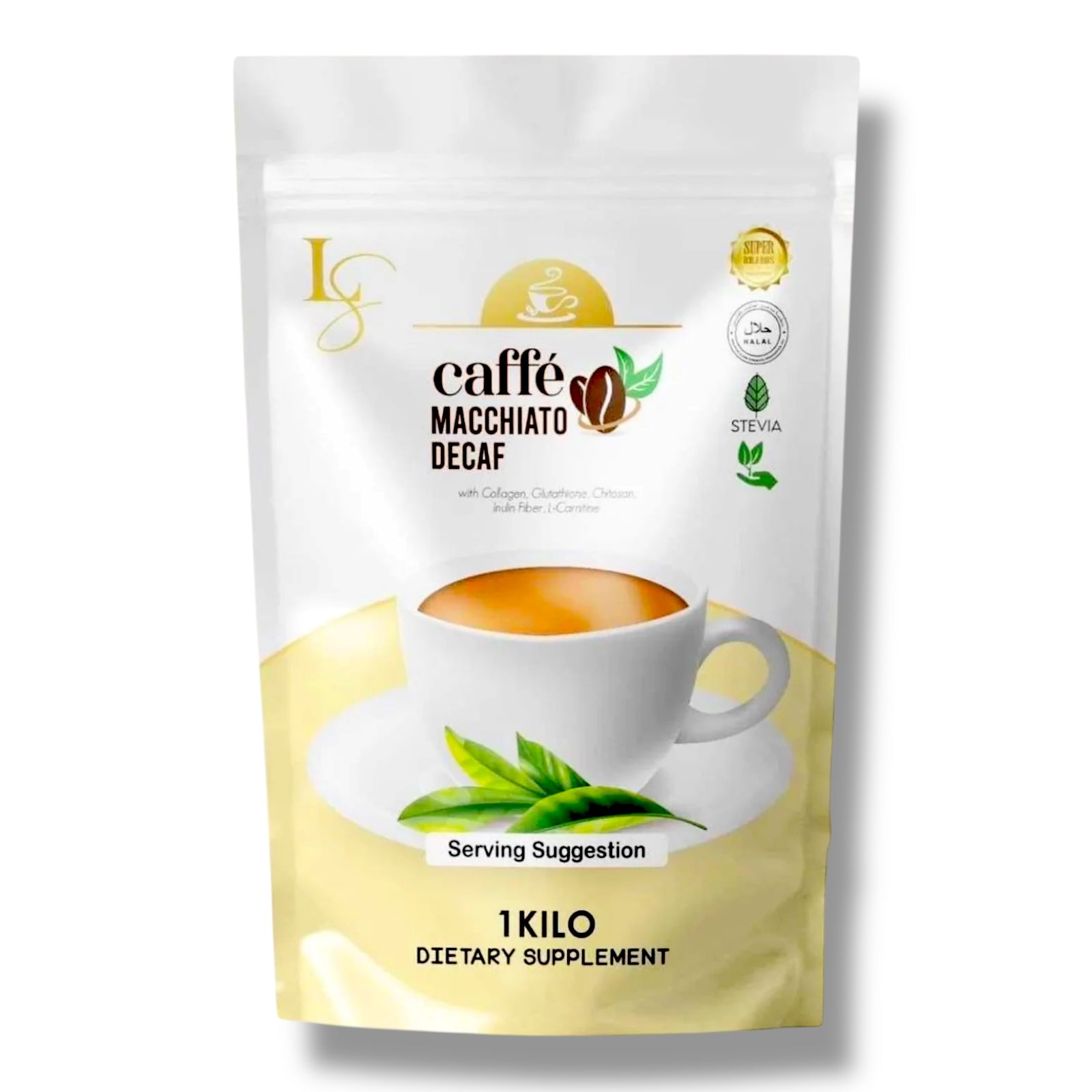Luxe Slim - Caffe Macchiato “DECAF” 1 Kilo