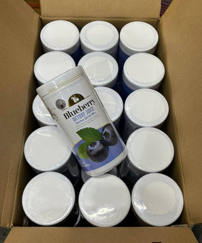 Luxe Slim Blueberry Detoxy Juice 500g ( half kilo canister )